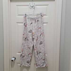 ANTHROPOLOGIE WOODLAND CREATURES PAJAMA PANTS